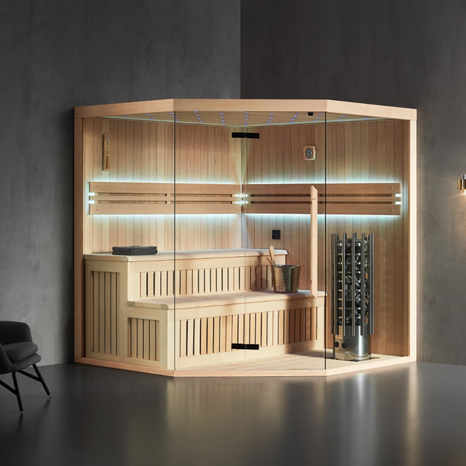 Dynamic Stove Sauna Room