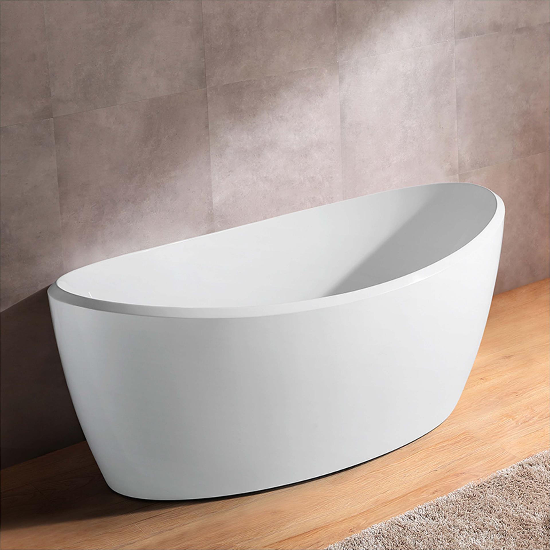 Ceric  Freestanding Soaking Acrylic Bathtub