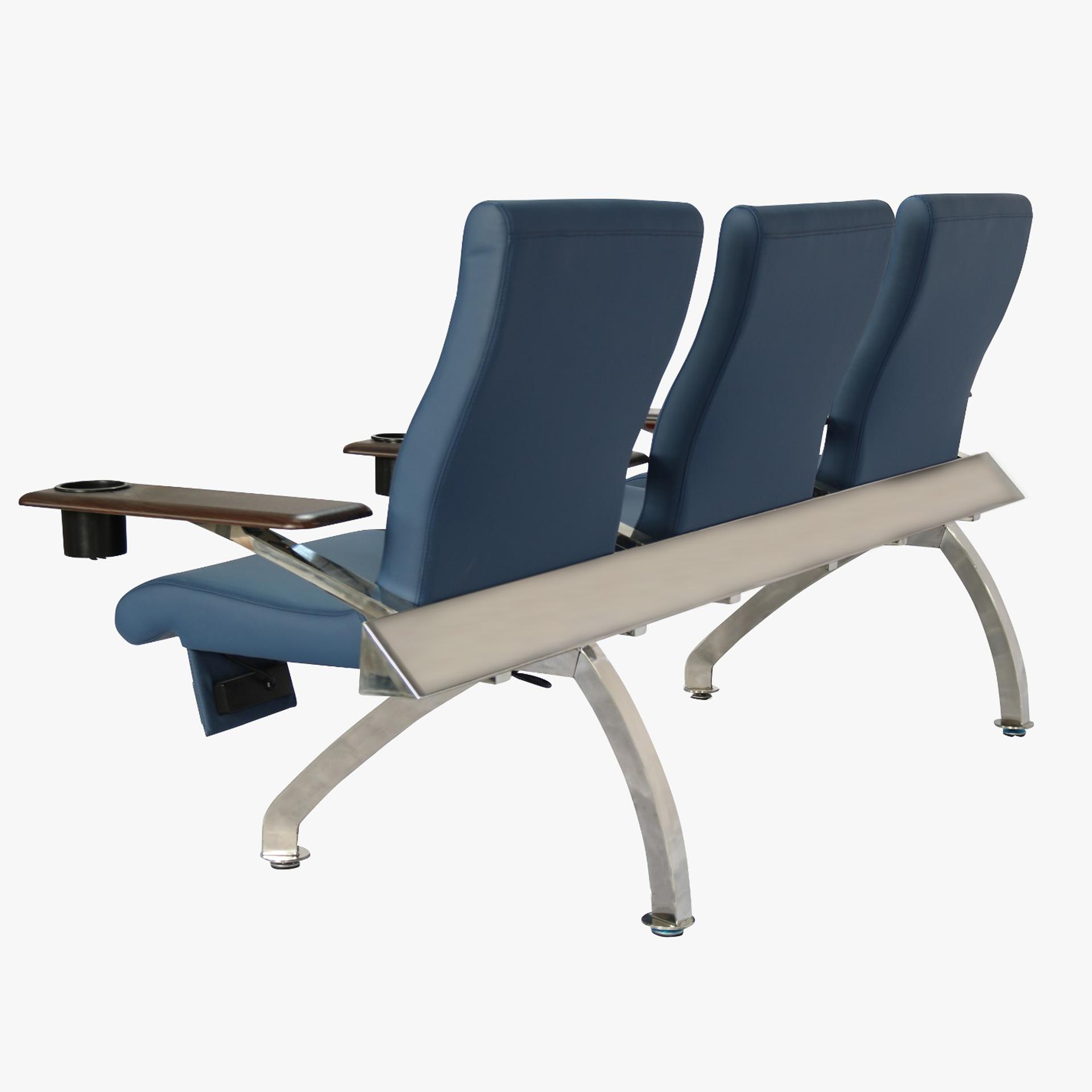 Stainless steel airport chair image 8