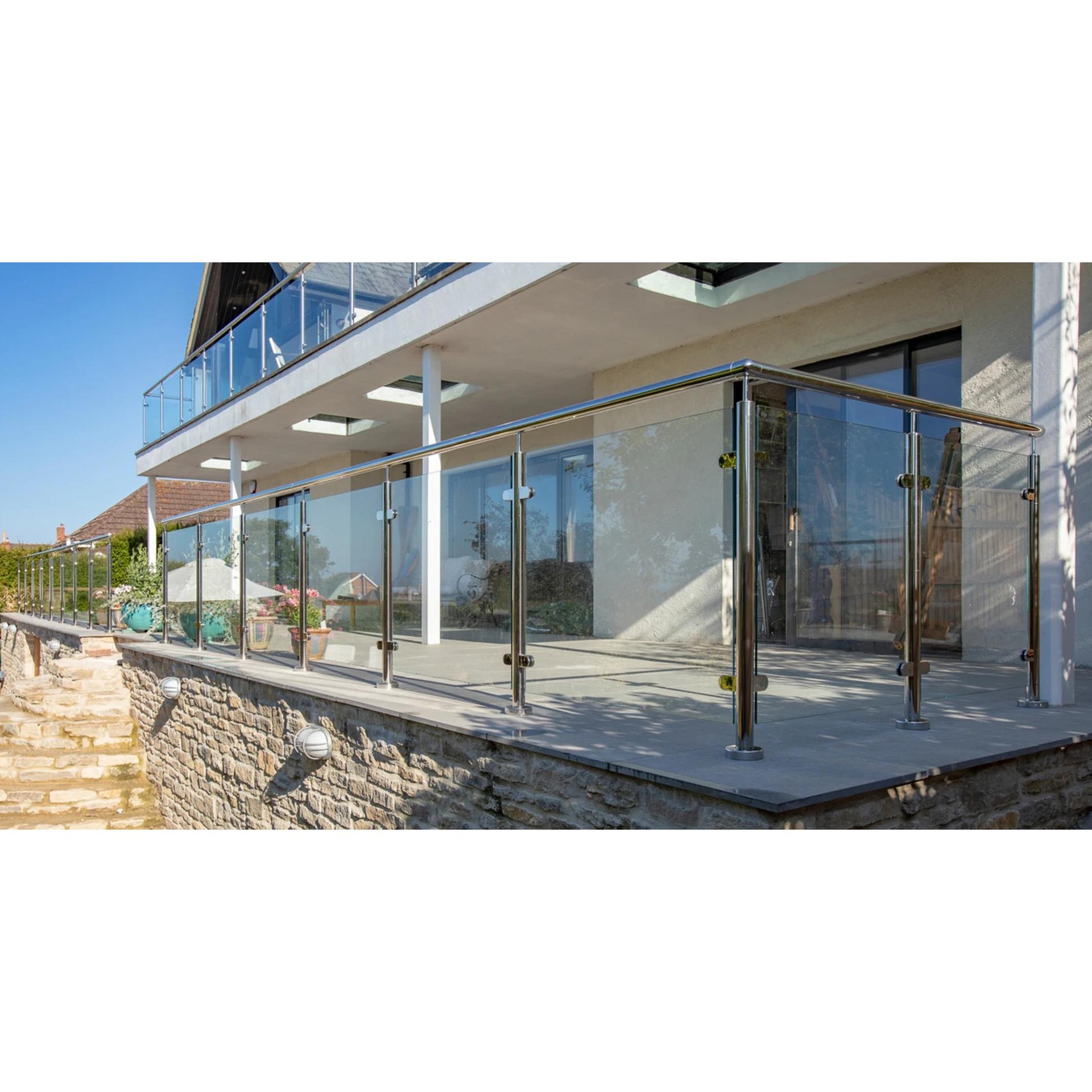 Stand post Glass Railing