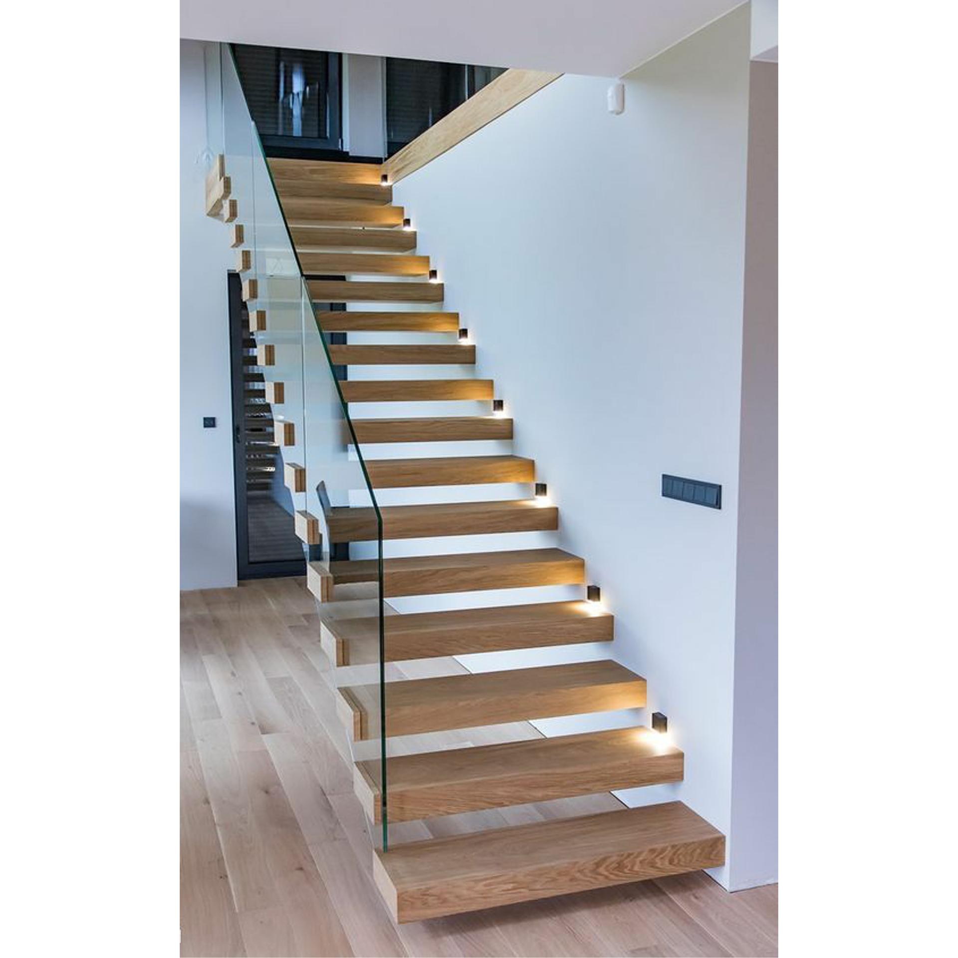 Floating Beam Straight Staircase