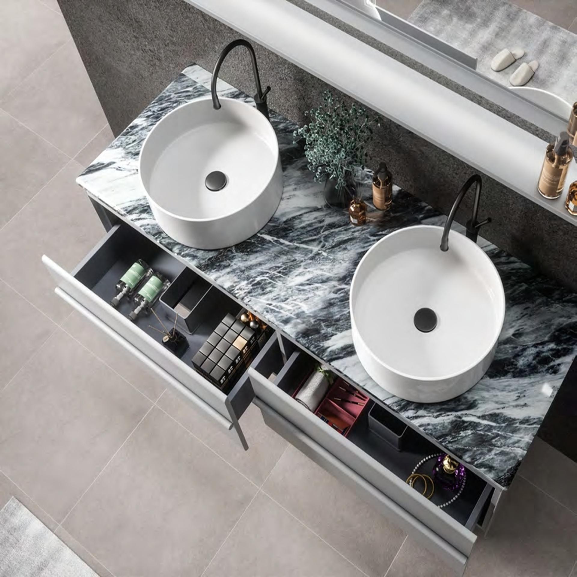 Bathroom Cabinet - MARS Series - Blue Gray image 2