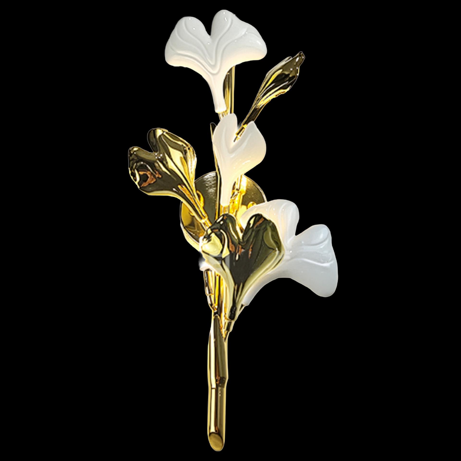 Wide Copper Glass LED Chandelier (L2400xW800xH600)