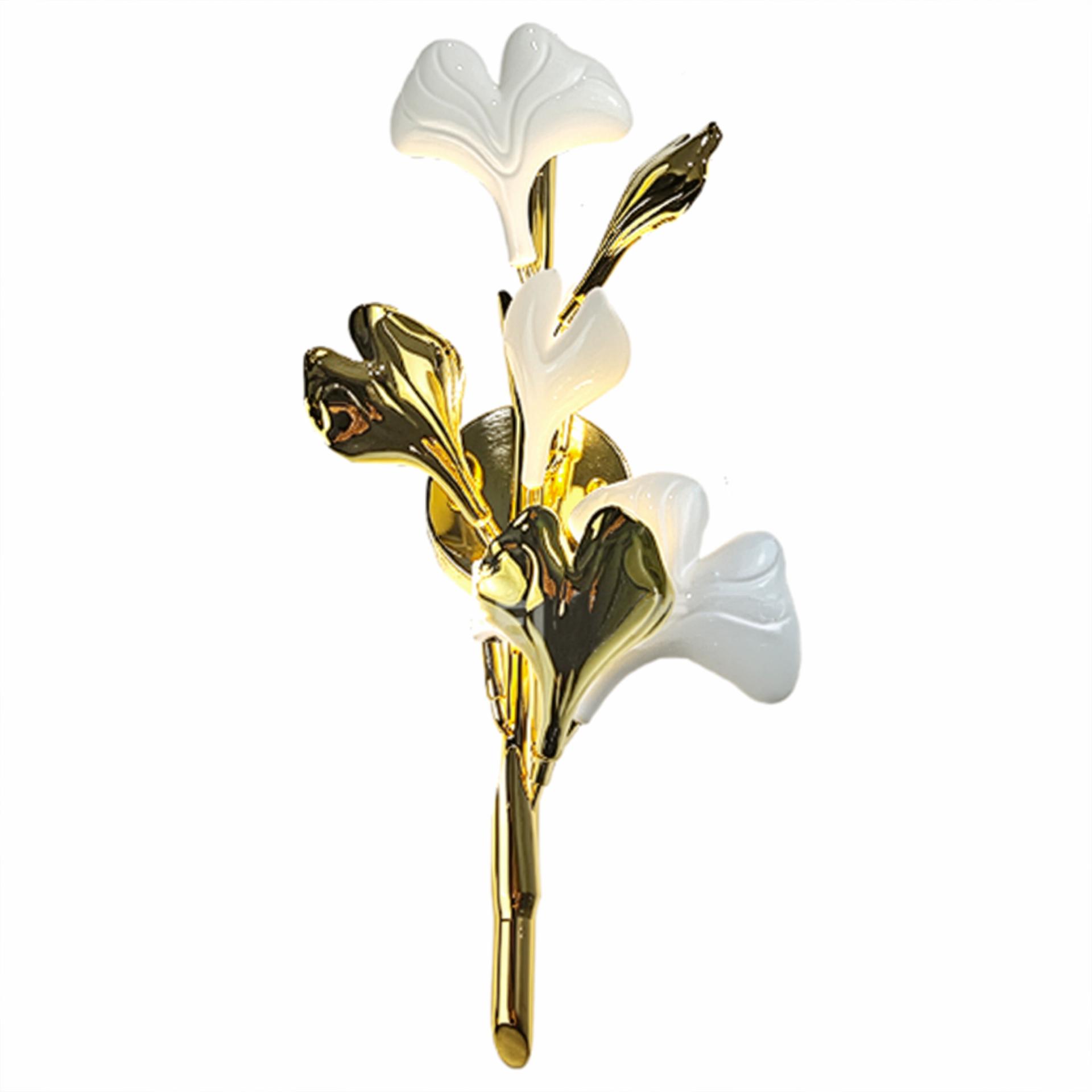 Wide Copper Glass LED Chandelier (L2400xW800xH600) image 2