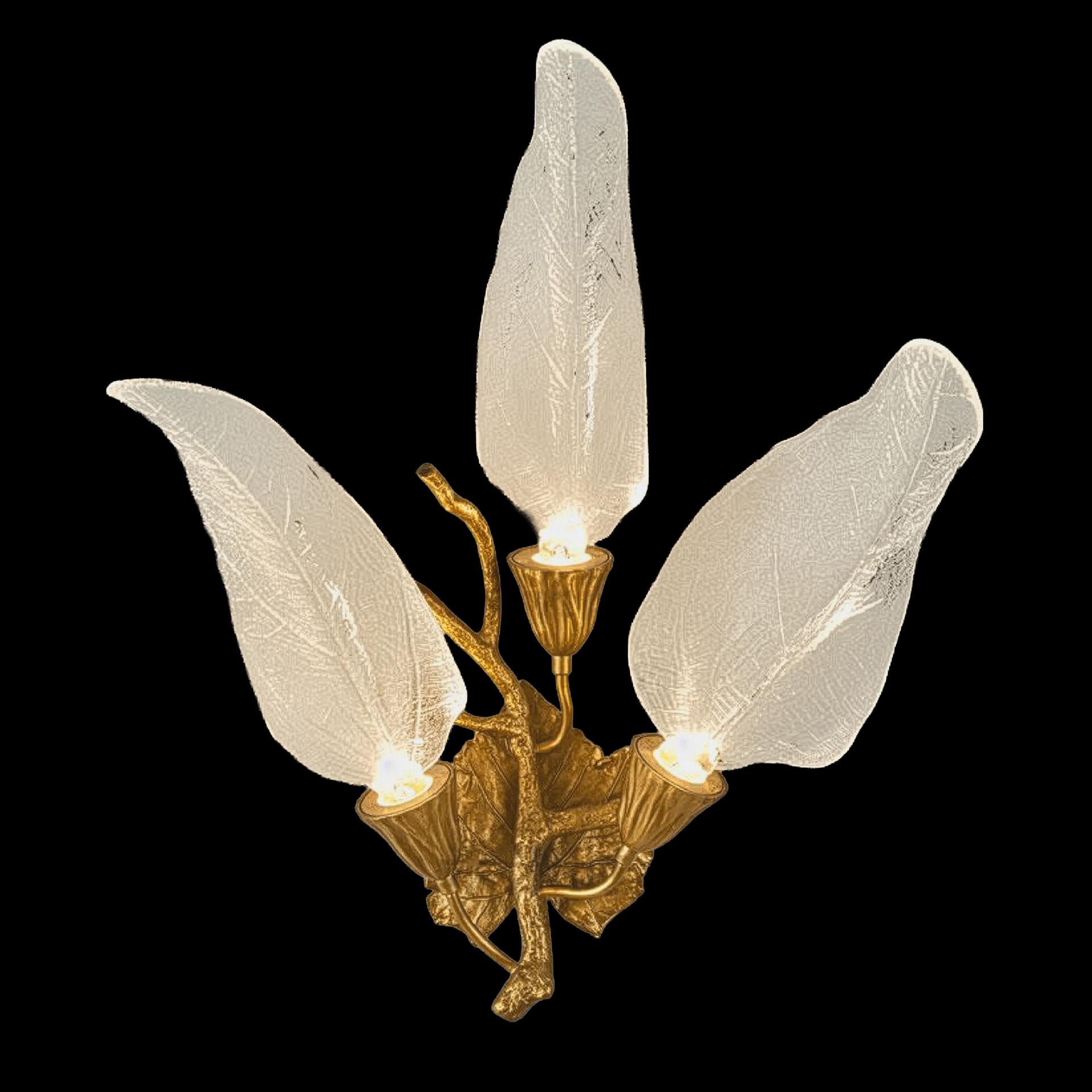 Small Tall Copper Glass LED Ceiling Light (Ï†900xH900)