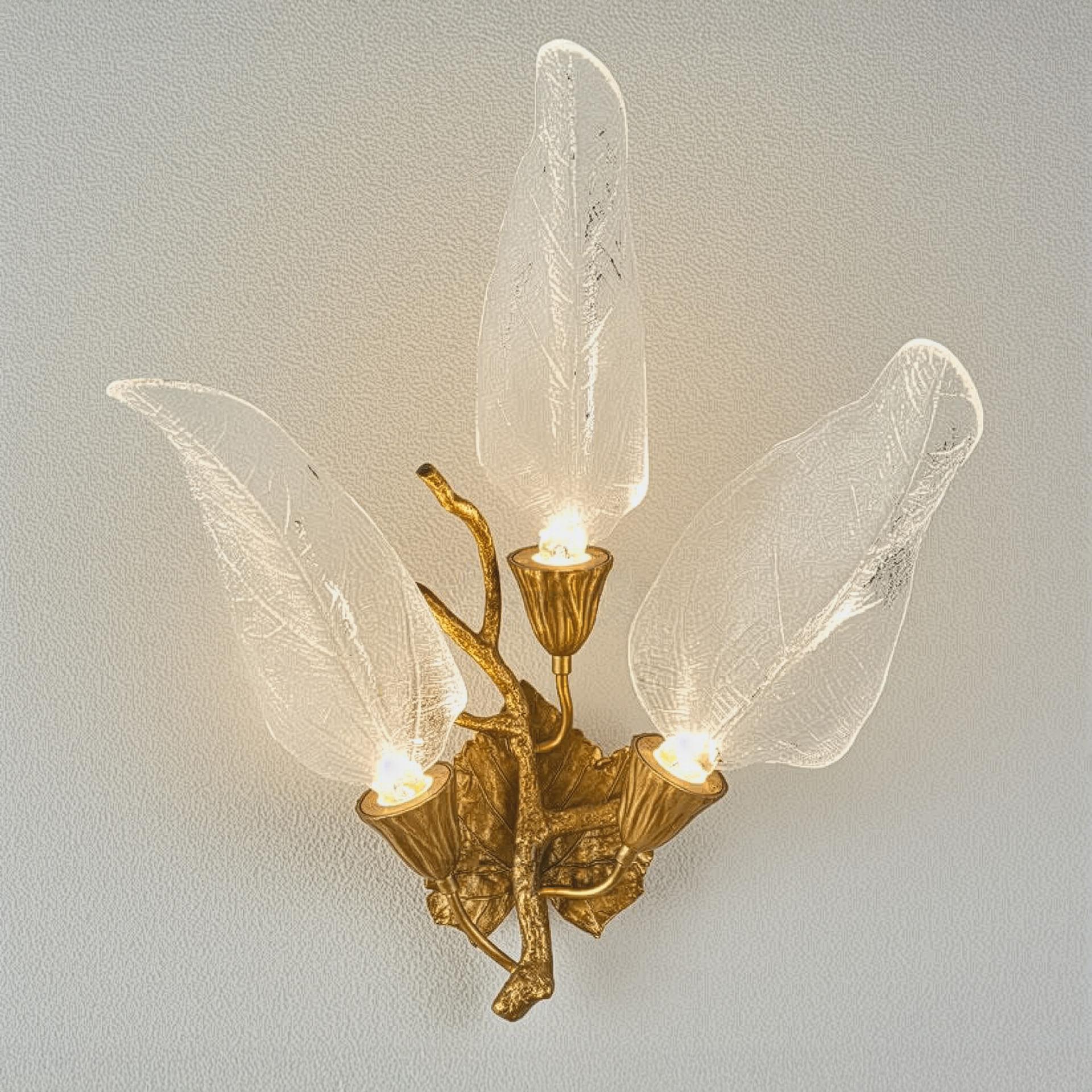 Small Tall Copper Glass LED Ceiling Light (Ï†900xH900) image 3
