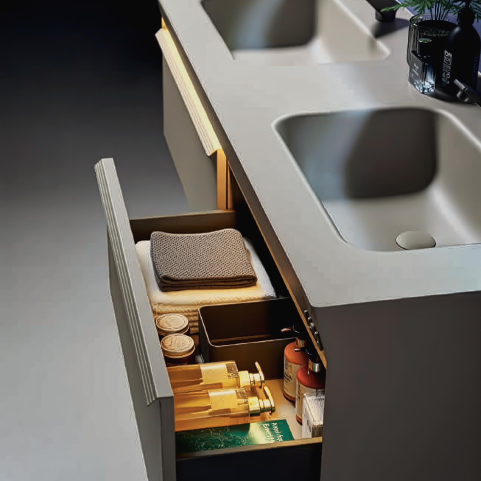 Designer Langdeng LD-3835 Bathroom Vanity Set  1600*560 image 2