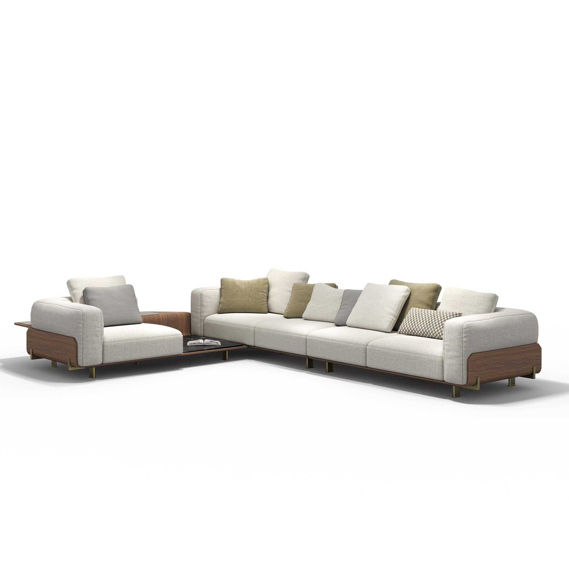 Linen Blend Sofa Down image 2