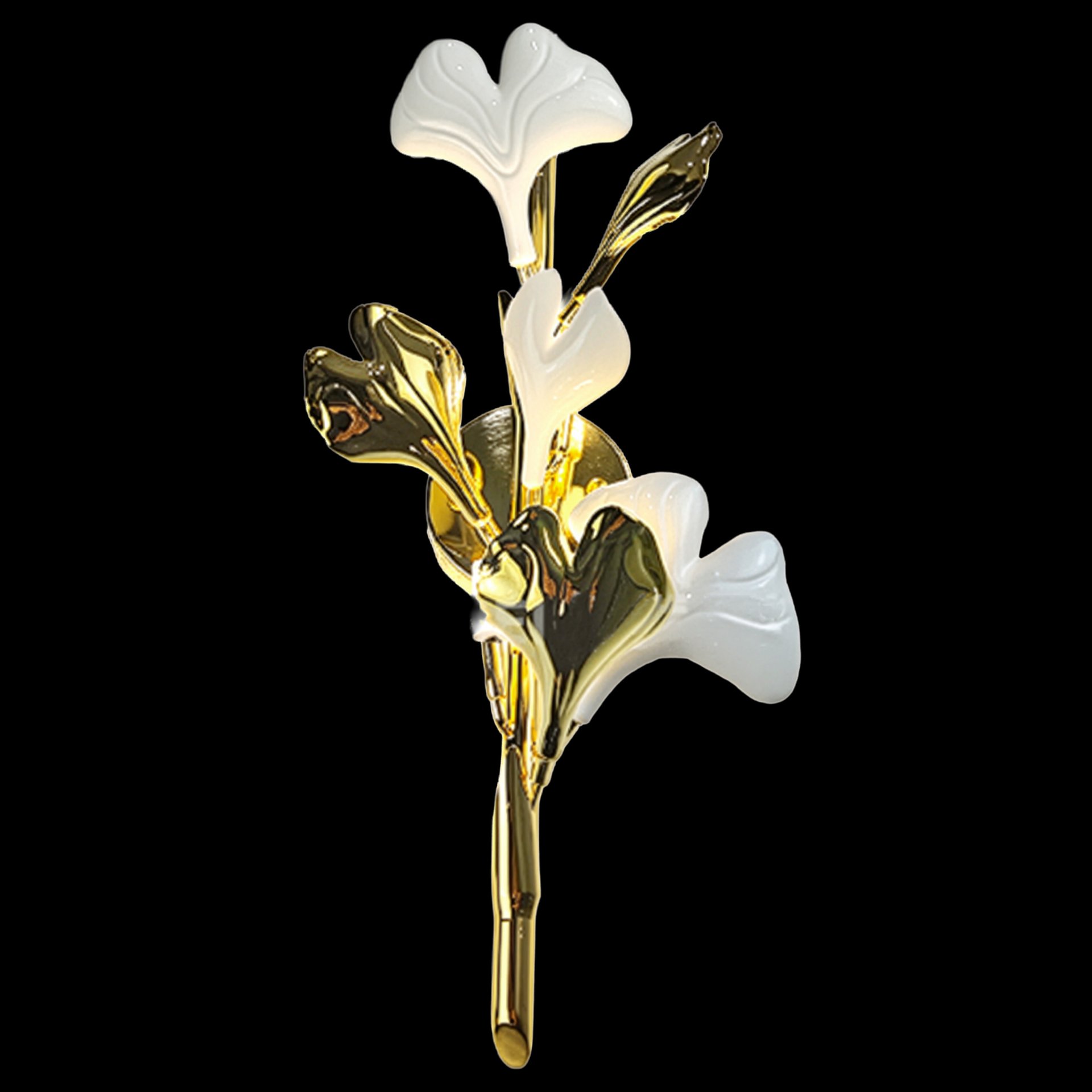 Wide Copper Glass LED Chandelier (L2400xW800xH600)