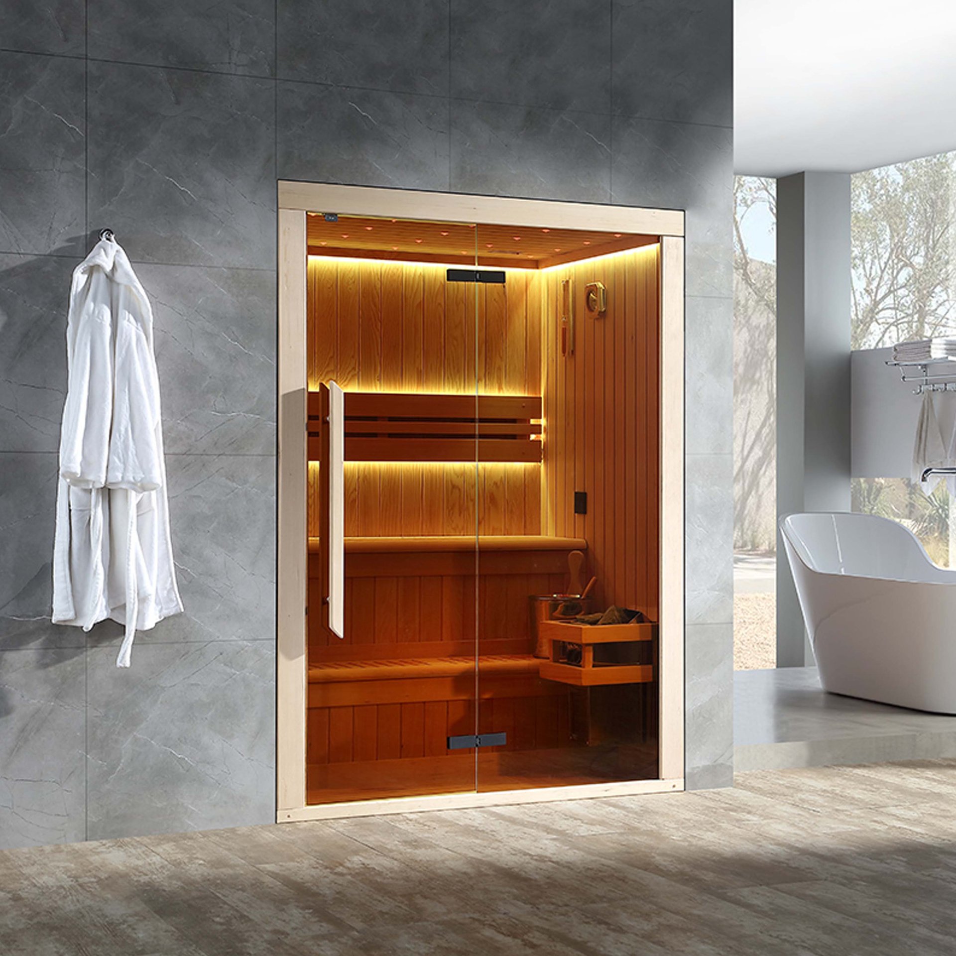 Nordic Stove Sauna Room