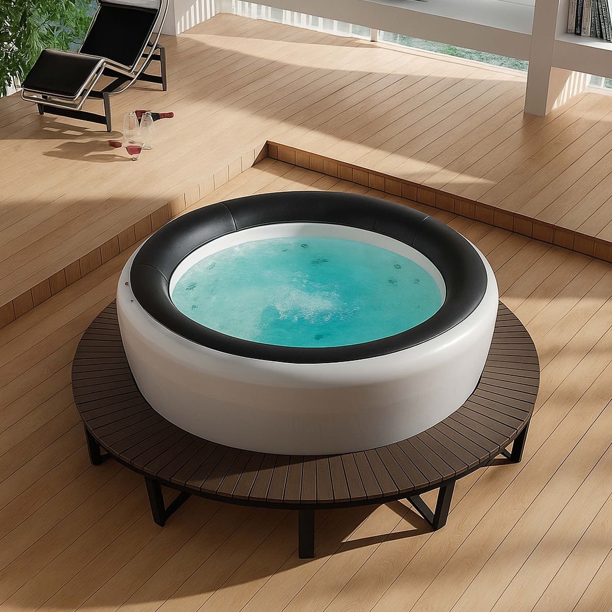 Bueno Acrylic Lounger Hot Tub
