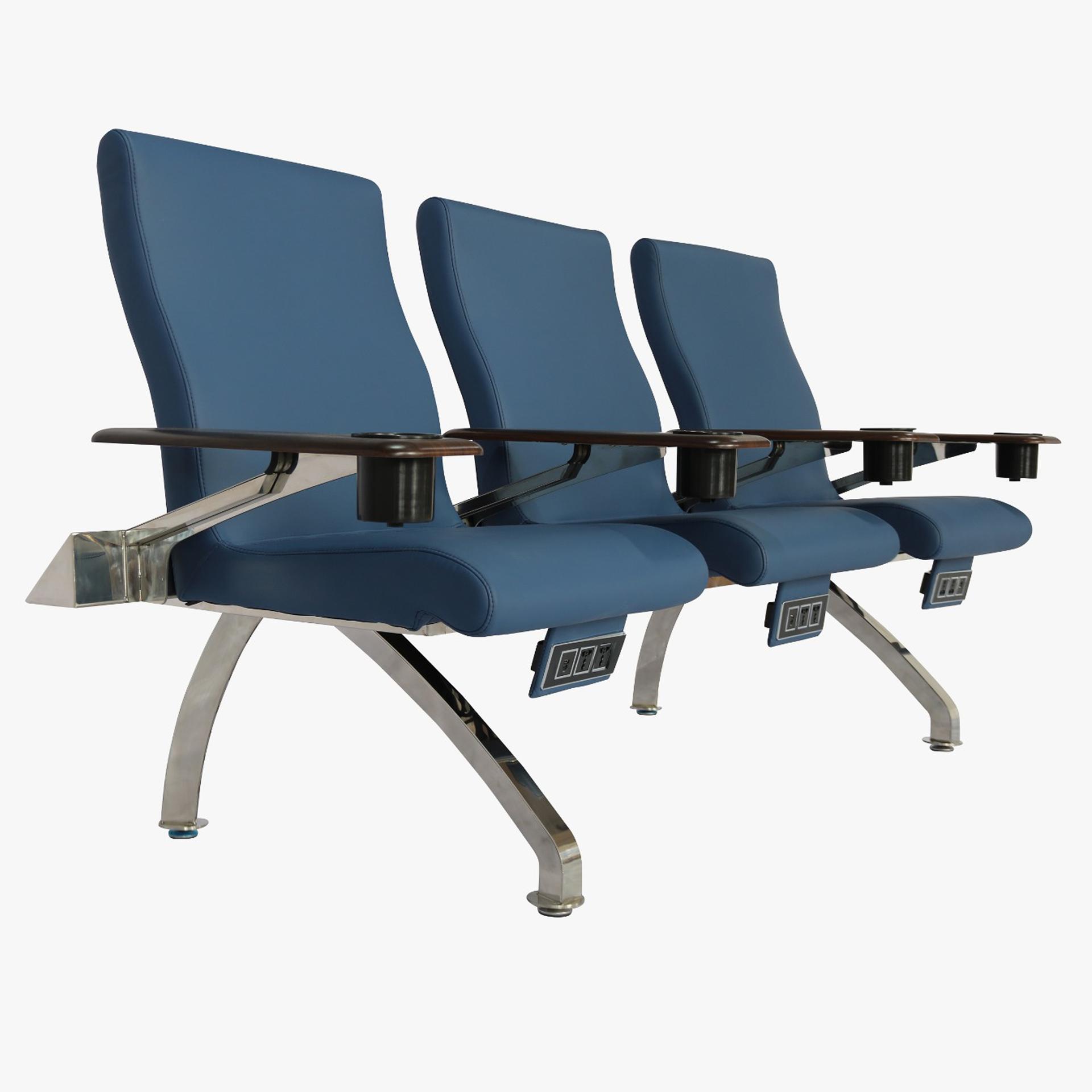 Stainless steel airport chair