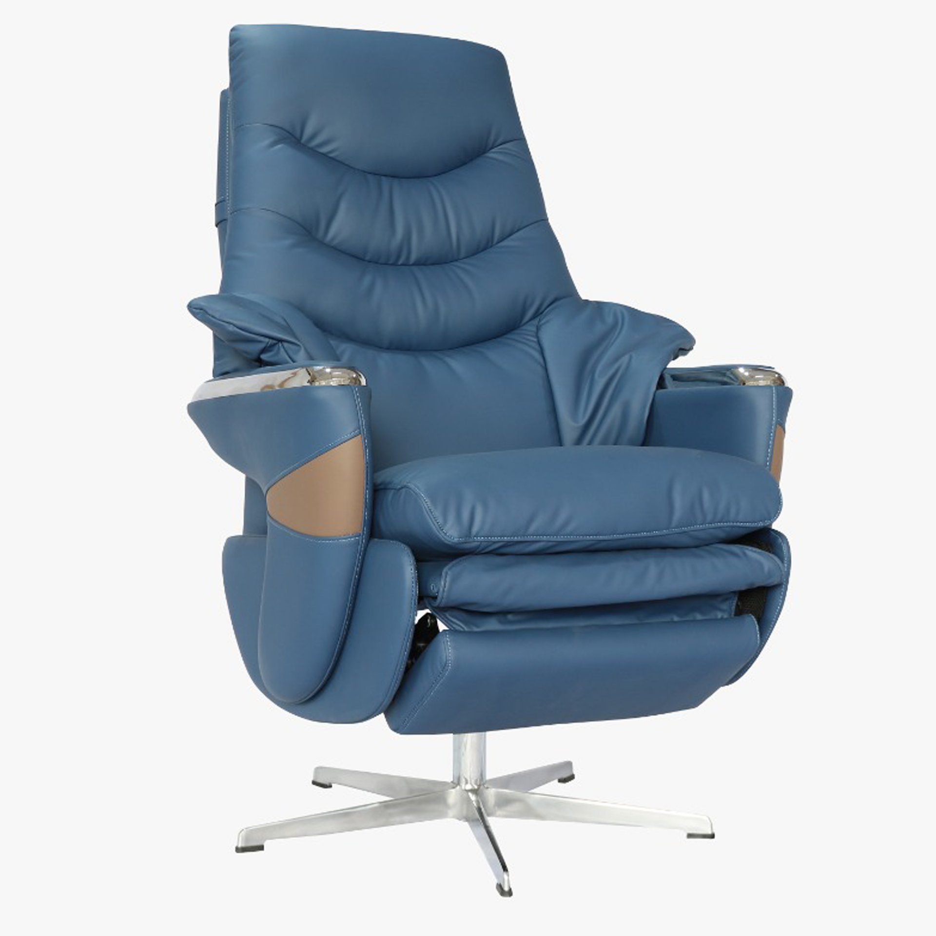 Recliner chair with inbuilt massage function - Request Quote