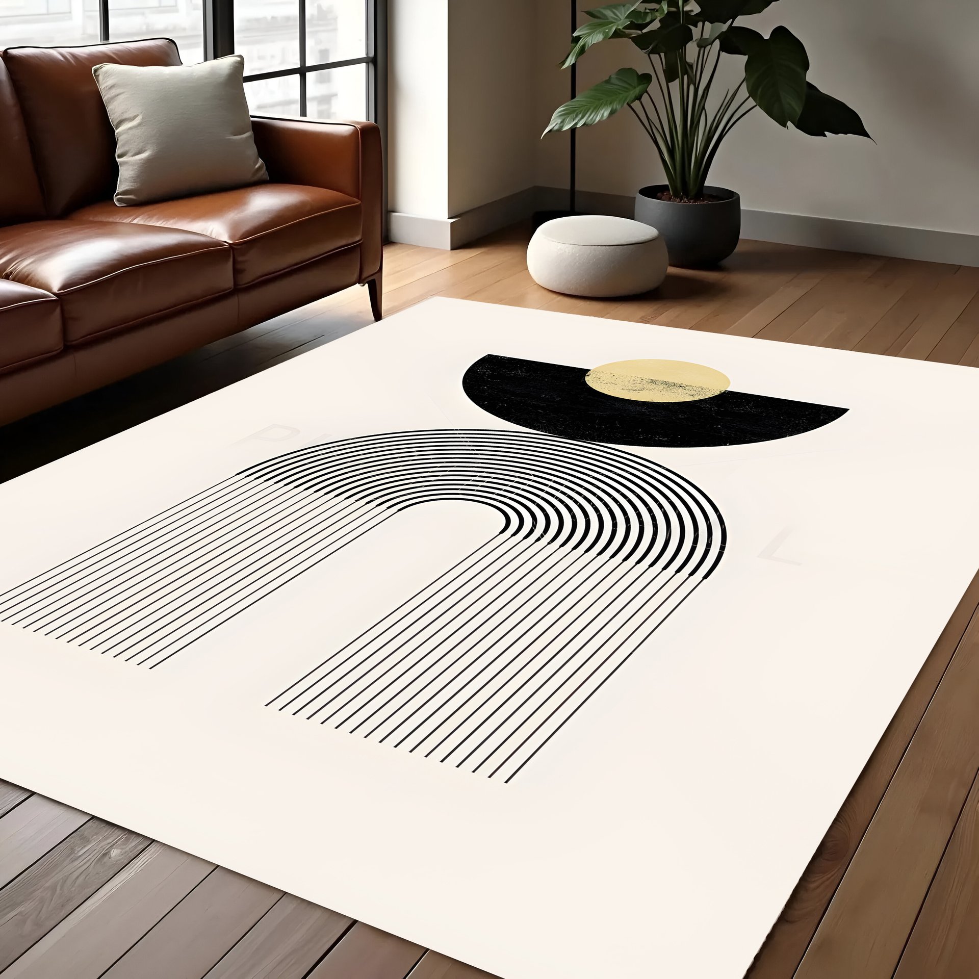 Boho Style Geometry Area Rug