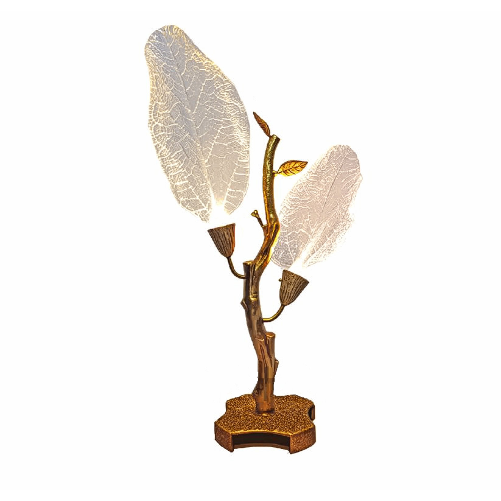 Standard Copper Glass LED Wall Light (W600xH600)