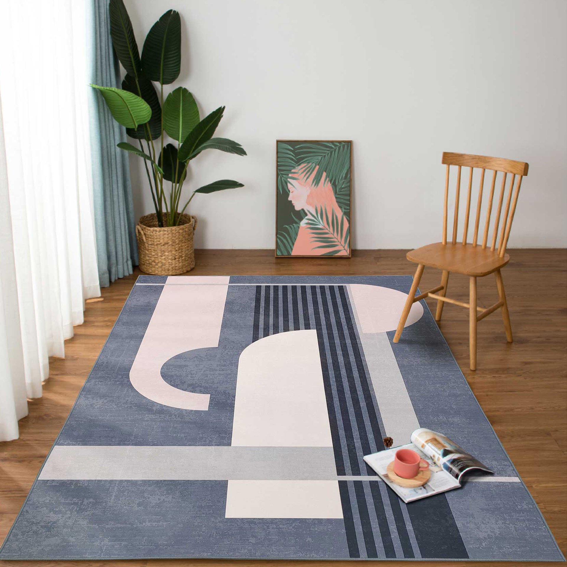 Mircofibre Printed Rug